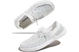 Belos Women Rhinestone Sneakers: Shimmering Statement Shoes