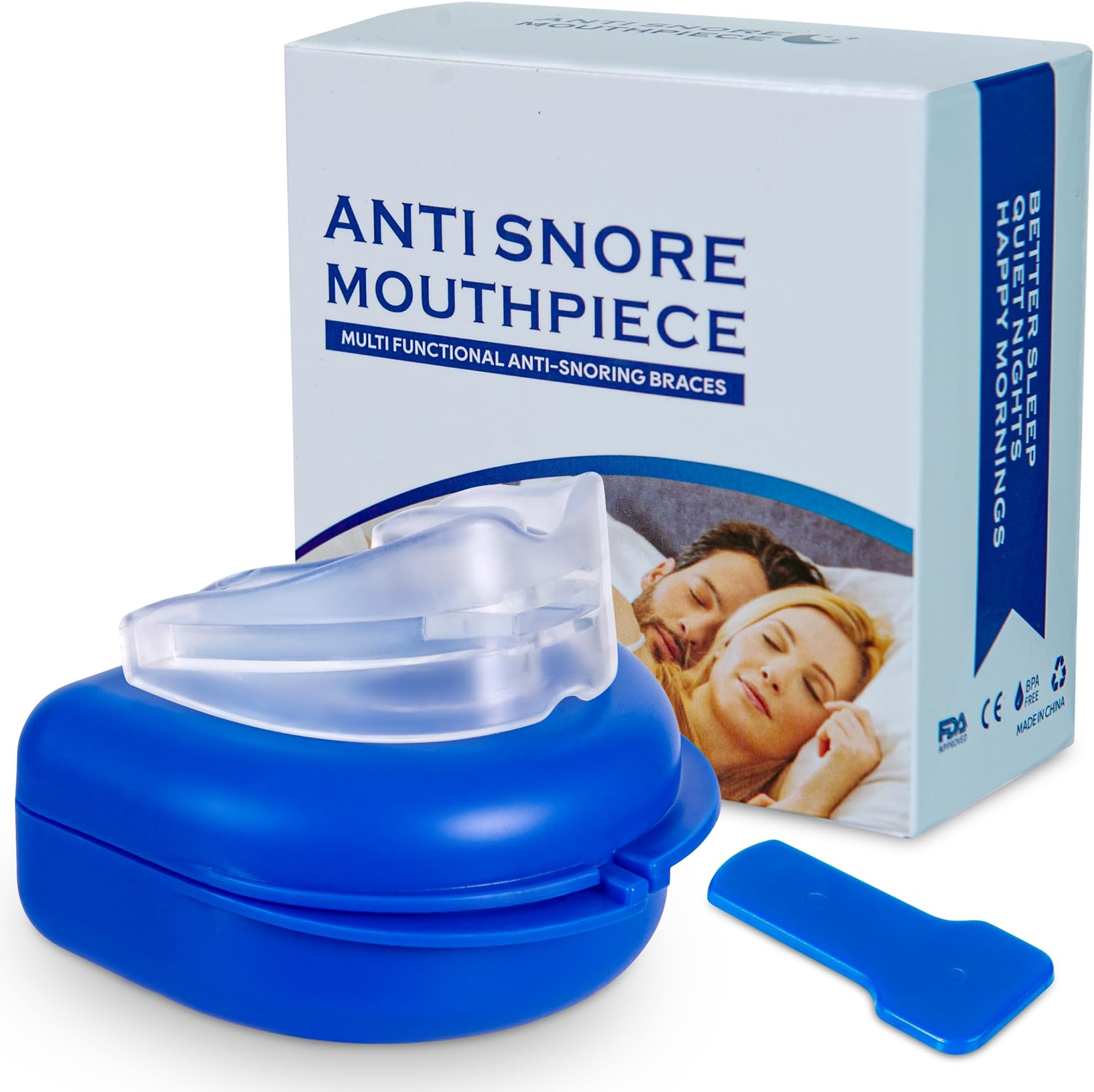 Anti-Snoring Devices, Comfortable Snoring Solution to Stop Snoring, Portable Snore Stopper for Men/Women
