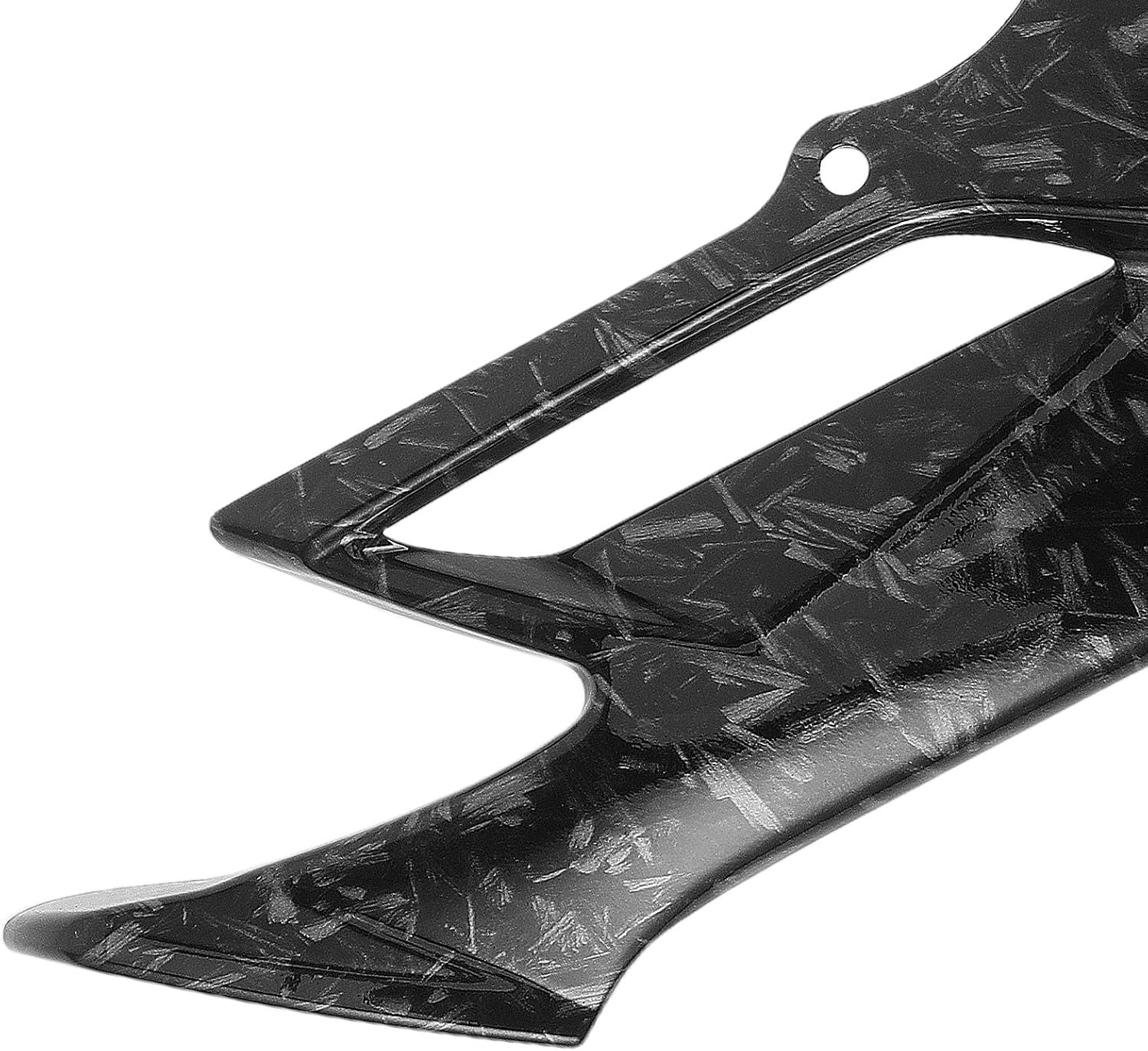 Generic Motorcycle Wind Deflector - Front Bumper Vent Winglets Lower Fairing Spoiler Side Wing Aerodynamic Air Deflector Windshield Modification Accessory