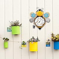 Vista 6 de MUMTOP Termómetro para interiores y exteriores, termómetro de pared de gran número para patio, patio, jardín