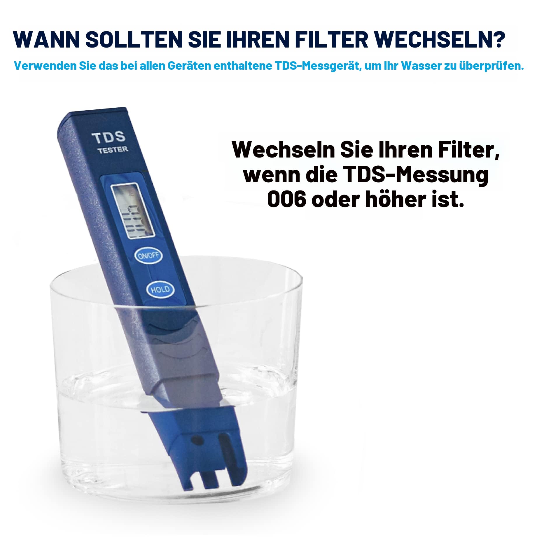 Zerowater 5-Stufiger Wasserfilter Ersatz, Wasseraufbereiter Trinkwasser - NSF-Zertifiziert zur Reduzierung von Blei, Anderen Schwermetallen und PFOA/PFOS - Wasserfilter Kartuschen 4er-Pack, Weiß