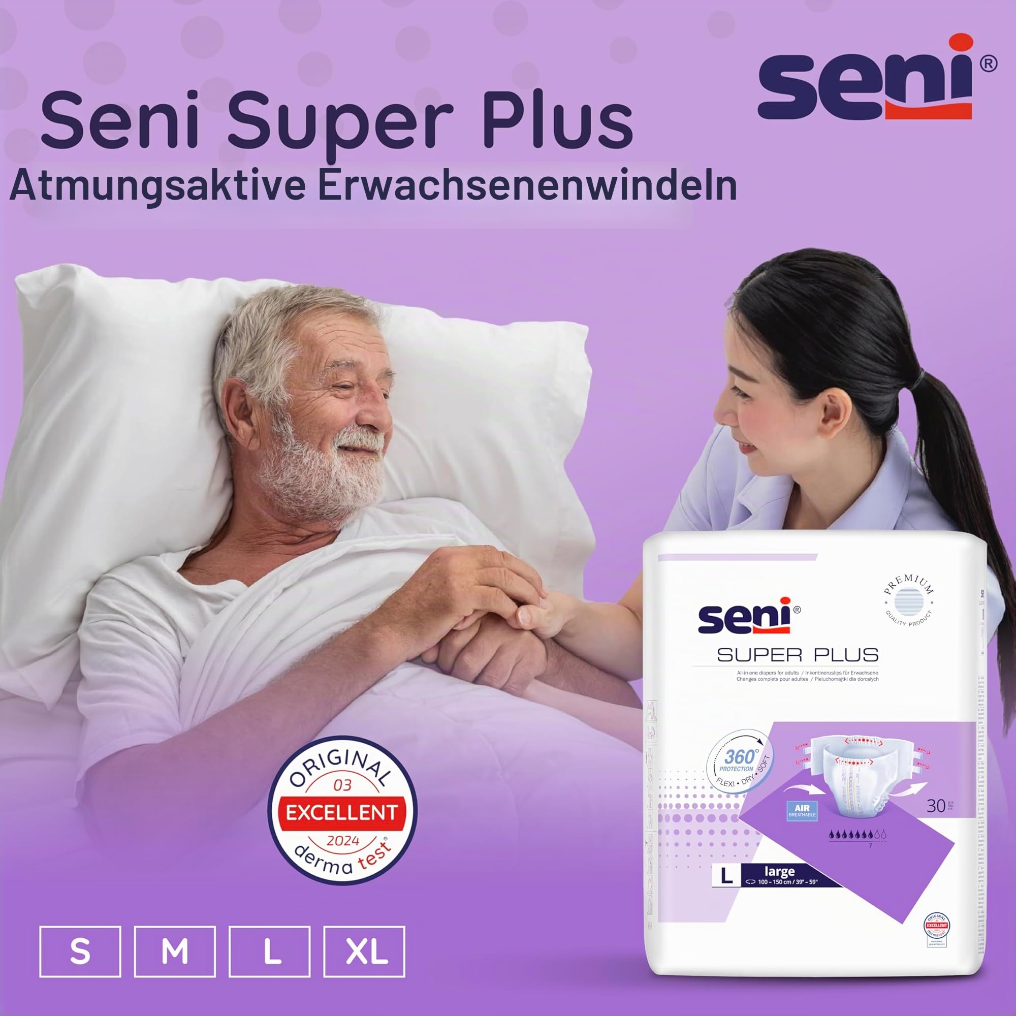 Super Seni Plus Gr. 3 Large 30er, Klebehosen