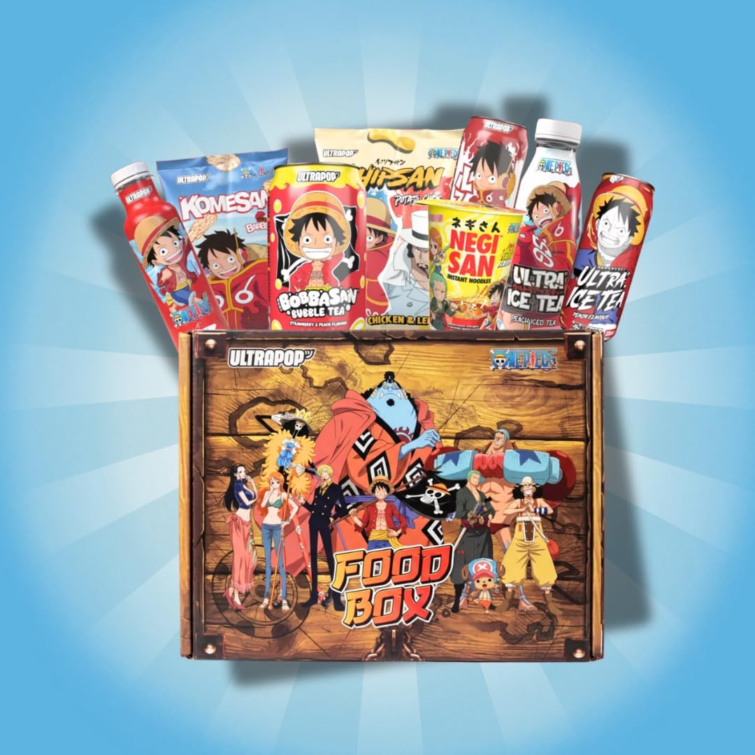 Japanische Snack- und Getränke Überraschungsbox für Anime Fans | Geschenkbox mit Süßigkeiten & Softdrinks