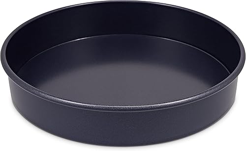 Vista 69 de Zyliss E980197 - Lata antiadherente de base suelta 9.8 in/10 pulgadas Acero al carbono Azul oscuro Lata para pasteles, molde