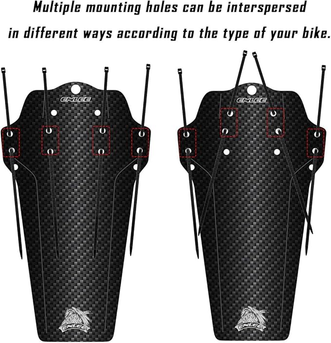 Farbetter 2 Piezas Guardabarros MTB Delantero Trasero 26-29 Pulgadas miniatura 4