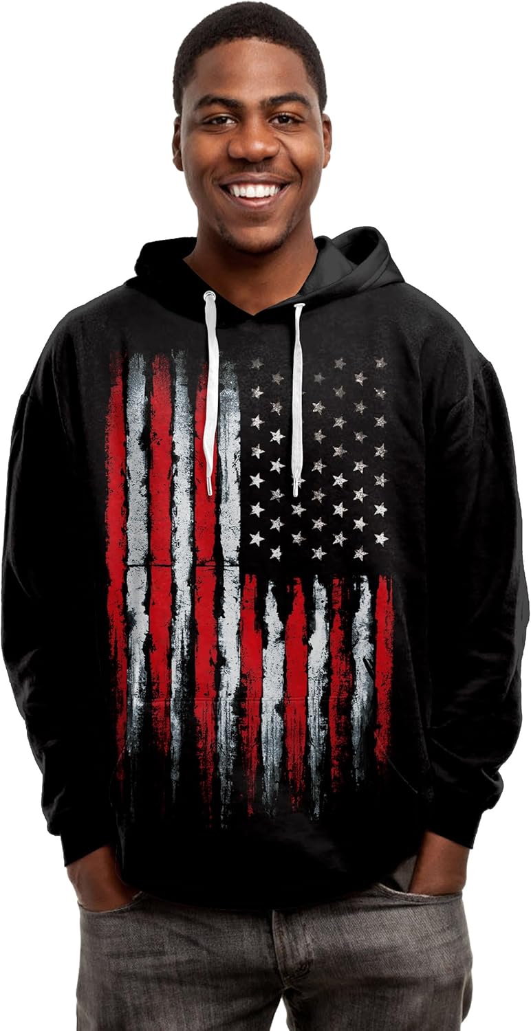 Unisex Cool 3D Fleece Liner Hoodies Upgrade Quality Pullover Novelty Print Sweatshirt With Front Pocket S-XXL - Image 2