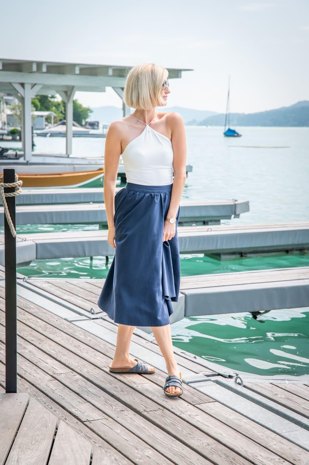 BOnova Palma Sandale Damen in 8 Farben und von Größe 36 bis 42. Die elegante Sandale für den Sommer. Bequemes Kork Fußbett – Laufen wie auf Wolken. Hergestellt in der EU