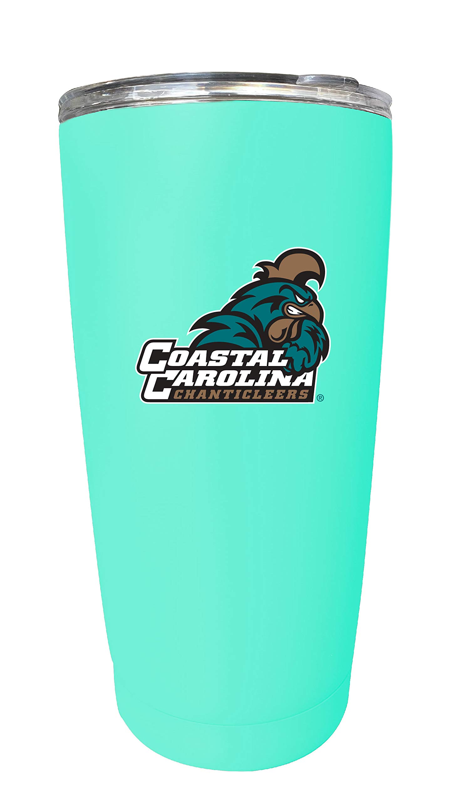 R and R ImportsCoastal Carolina University 16 oz Insulated Stainless Steel Tumbler Straight - Seafoam. Officially Licensed Collegiate Product