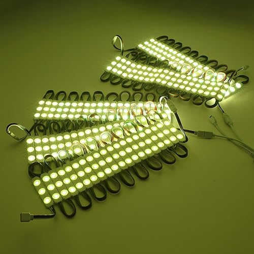 Miniatura 9 de BEAMNOVA Kit de luz RGB comercial de 50 pies para negocios con control remoto, transformador de fuente de alimentación de 12 V, 100 tiras de luces