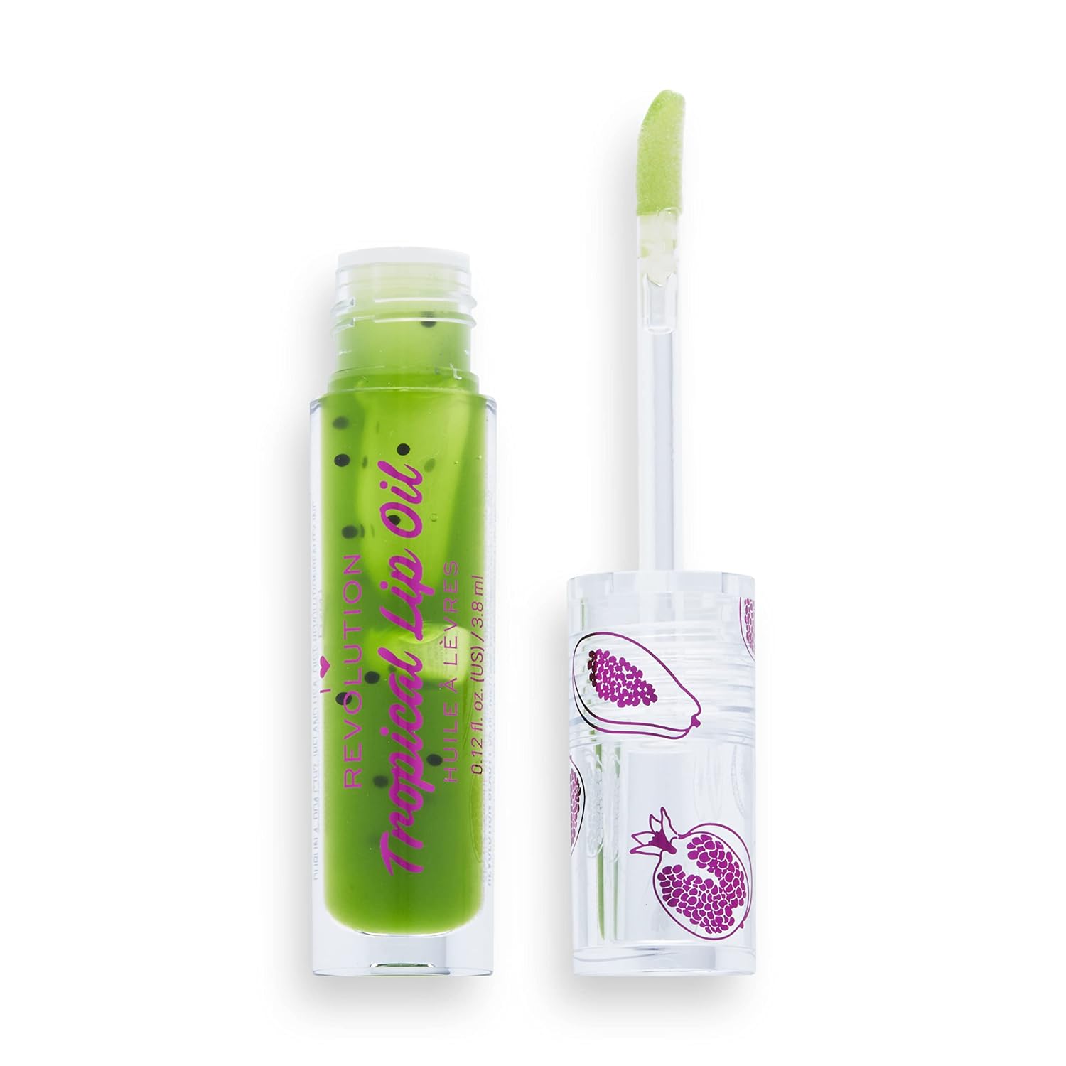 I Heart Revolution, Tasty Tropical, Lip Oil, Kiwi, 3.8ml