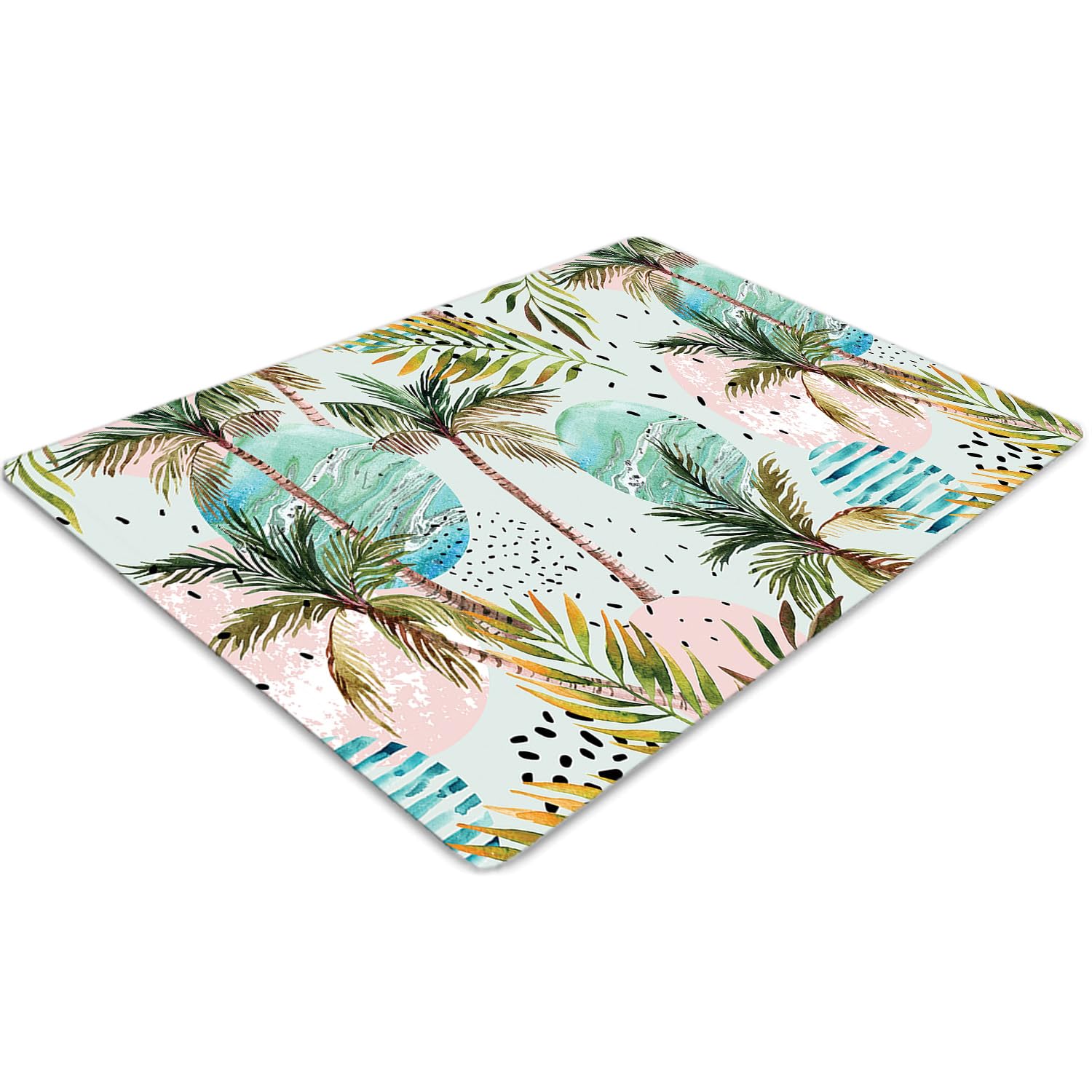 Tapis de protection de sol rectangulaire facile à nettoyer en PVC