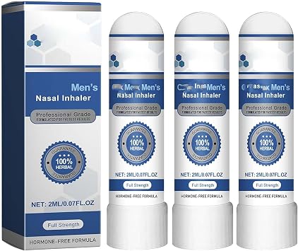 MenStick Men's Nasal Inhaler, MenStick Nasal Inhaler,Natural Na-sal in-Haler Stick,Restores Energy and Vitality, Natural Formula,Provides Everyday Comfort 3