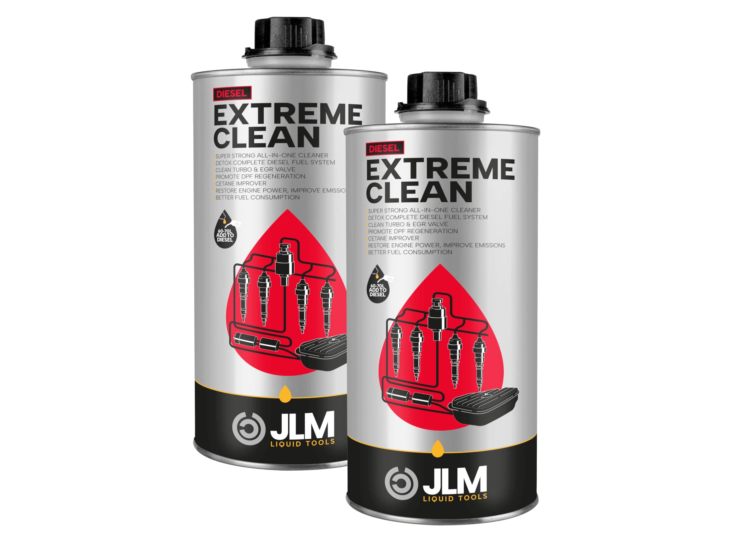 JLM Diesel Extreme Clean 2 x 1 Liter (2 Liter) 2er Pack