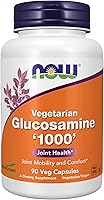 Vista 1 de NOW Suplementos, Glucosamina '1000' (GreenGrown® Glucosamina), Vegetariana, 90 Cápsulas Vegetarianas