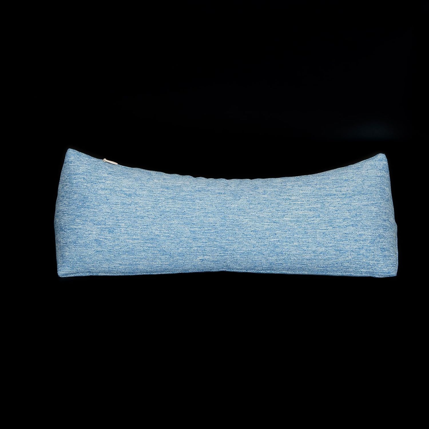 Buckwheat Neck Support Pillow Cervical Neck Cylinder Bolster Pillow,Buckwheat Hulls Adjustable Roll Pillow,Neck Pain Relief for Back and Side Sleepers Round Pillows for Lunch Break blue, 6*15 inch 6*15 inch Blue