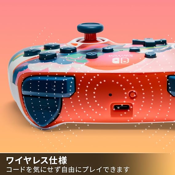 Nintendo Licensed Product PowerA Enhanced Wireless Controller for Nintendo Switch - Liquid Sunset Domestic Genuine Product NSGP0351JP-01