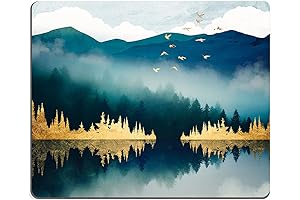Majestic Mountains Mouse Pad: A Tranquil Workspace Essential