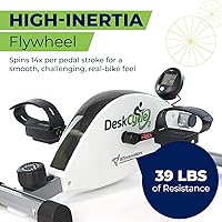 Vista 4 de DeskCycle Under Desk Bike Pedal Exerciser - Stationary Bikes for Home & Office - Standard and Adjustable Height Versions