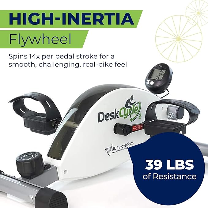 DeskCycle Pedalier de Escritorio Bicicleta Estacionaria Ajustable miniatura 4