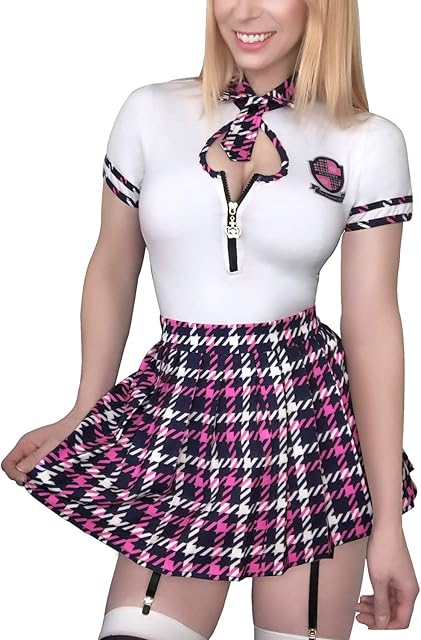 LittleForBig Cotton Romper Onesie Pajamas BodysuitWayward Girls School Uniform
