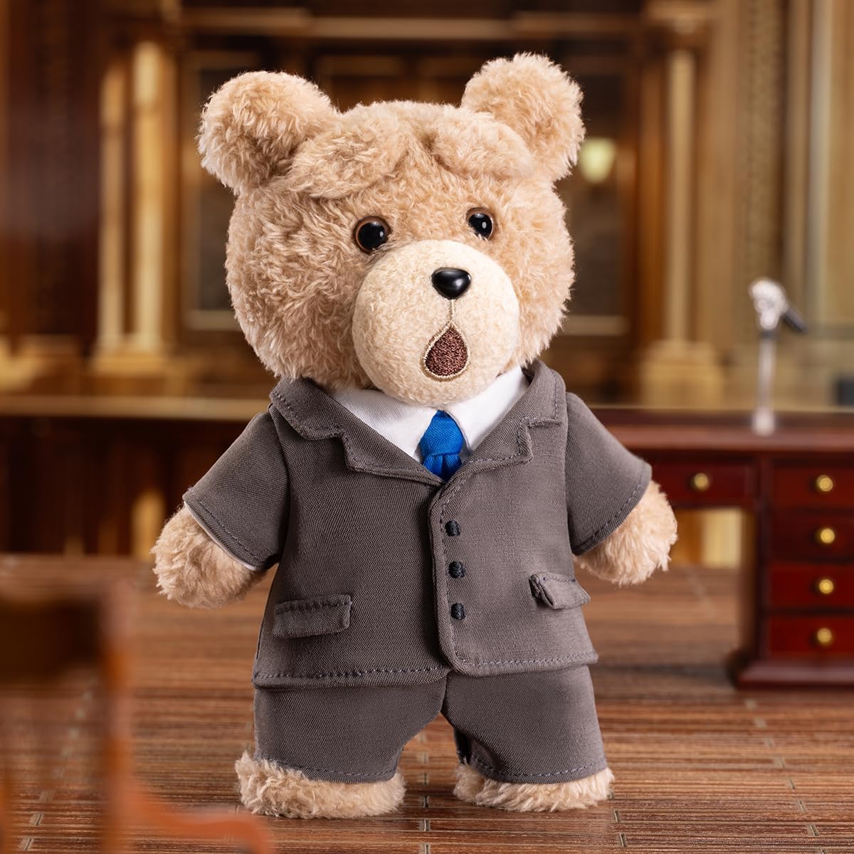 POP MART Ted2 Teddy Bear Action Plush Pendant Anime Action Figures Collectible Figures Collectible Art Toy Toy Figures Gift 1 Piece