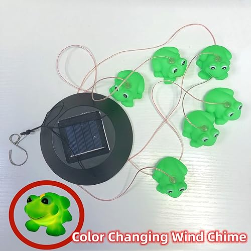 Vista 23 de Lindas luces de noche de rana 3M 20LED para dormitorio, rana de hadas para dormitorio, decoración de vacaciones del hogar (USB + batería)