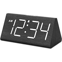 USB Wooden Digital Alarm Clock with Dimmer USB Wooden Digital Alarm Clock with Dimmer product image