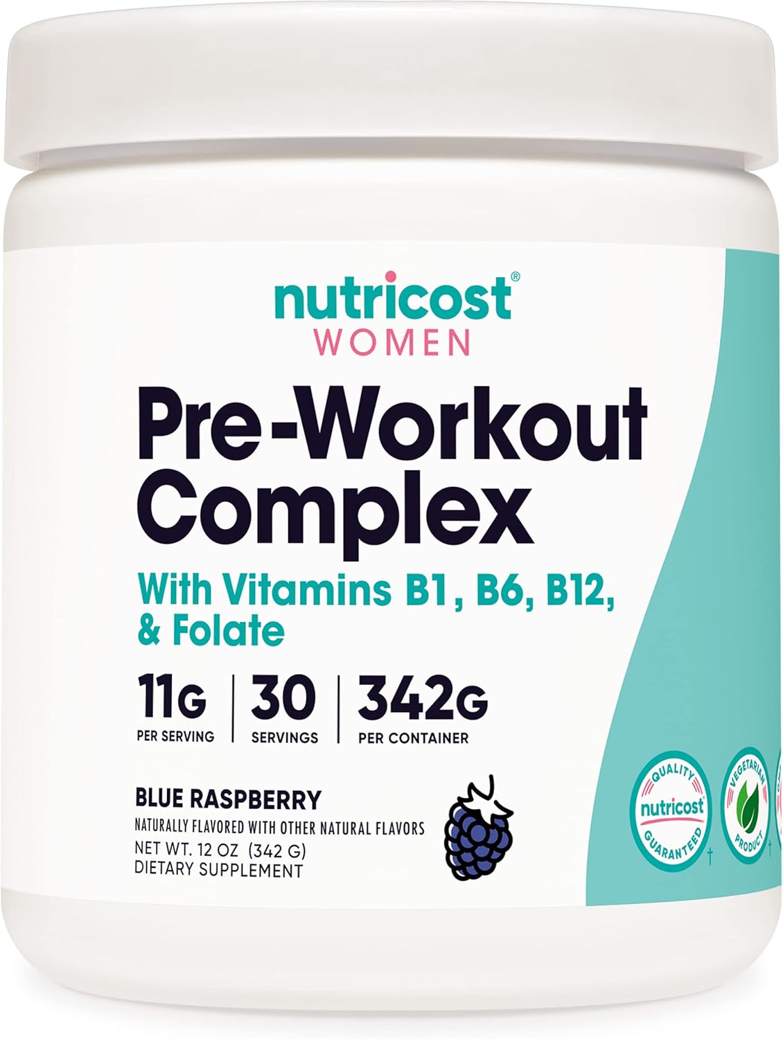 Amazon.com: Nutricost Pre-Workout Powder for Women Blue Raspberry (30 ...