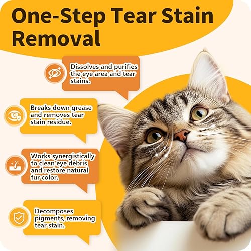 Miniatura 5 de Cassiel pet Solución oral de esencia de glándula lagrimal para eliminar manchas lagrimales, reducir la producción de lágrimas, aliviar el