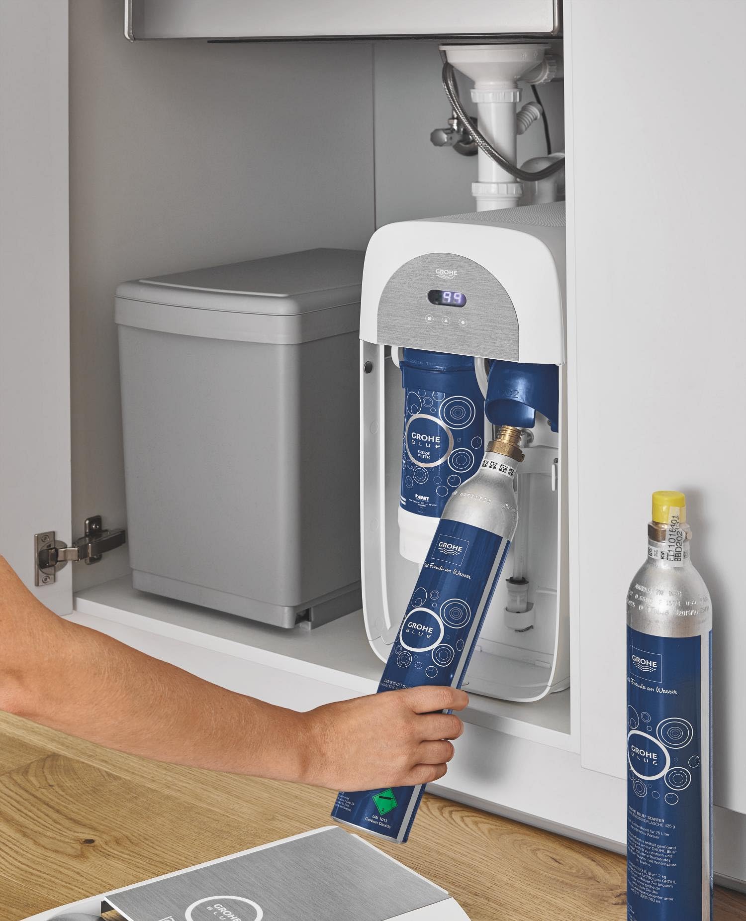 Grohe 40422000 Starter Kit Bouteille de Gaz Co2