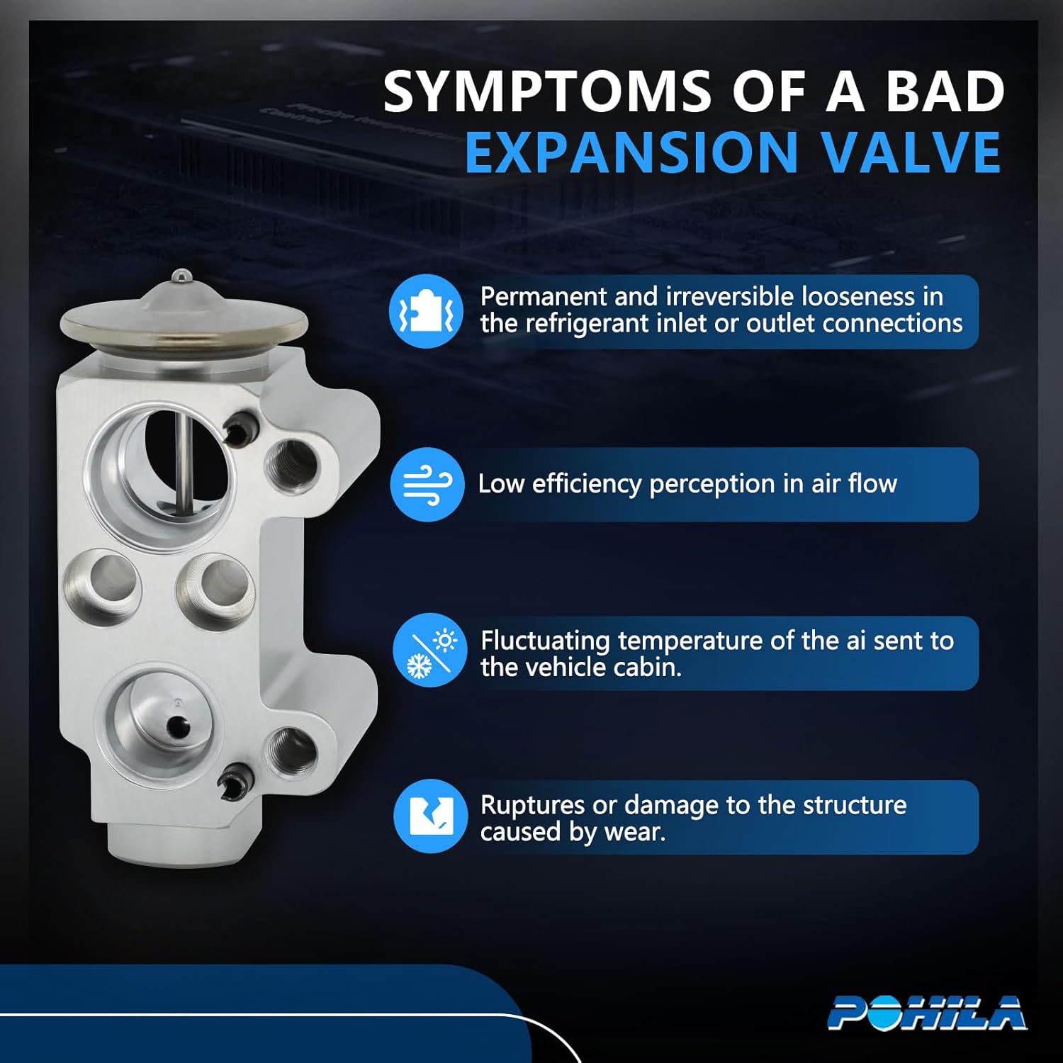 A/C Expansion Valve Replacement for BMW 328i 335i, X1 X3 X4 X5, 128i 135i 135is, M3
