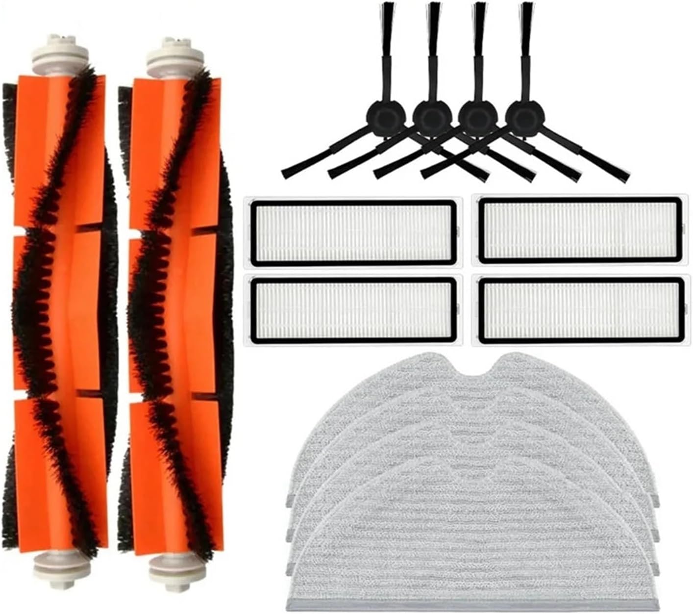 mop pads, Compatible For Mova L600 Z500 RLS4/ D9 Max / L10 Pro Main Side Brush Hepa Filter Mop Rag Replacement Parts Accessories,for cleaner accessory(As Shown B)