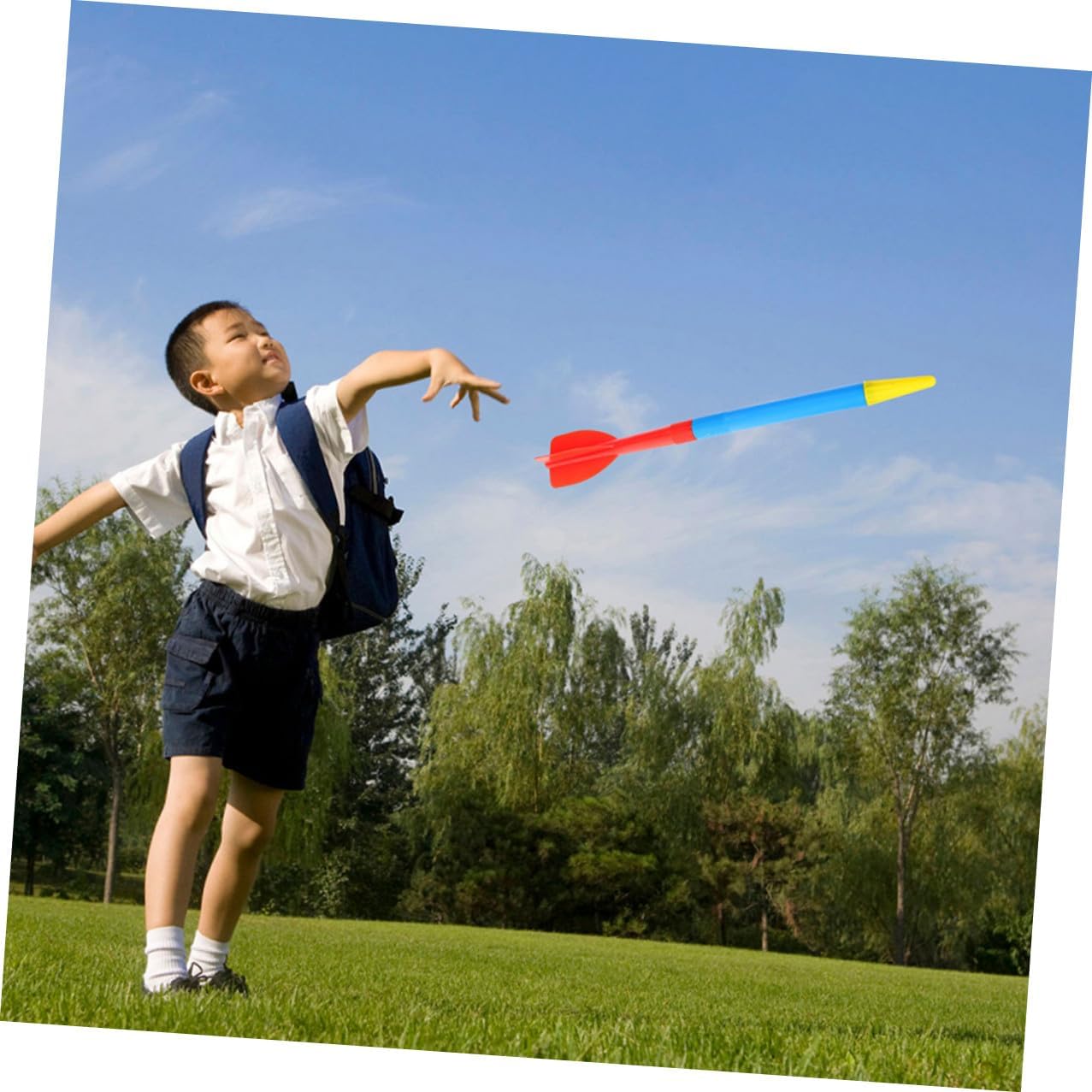 BESPORTBLE 2Pcs Soft Plastic Training Javelin for Lightweight Safe Throwing Equipment for Beginner Athletics Practice Outdoor Training Supplies 2pcs