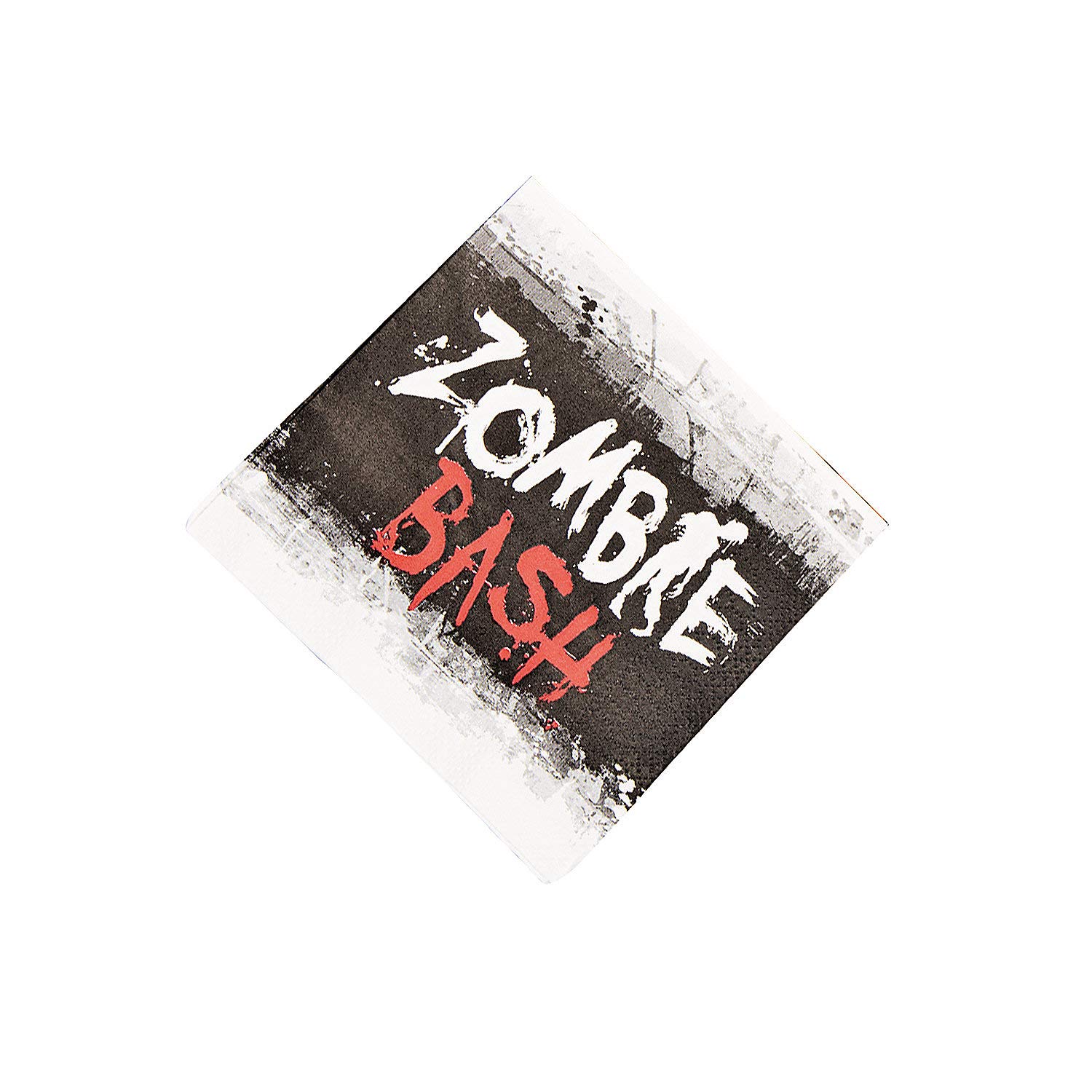Fun Express - Zombie Party Beverage Napkin (16pc) for Halloween - Party Supplies - Print Tableware - Print Napkins - Halloween - 16 Pieces