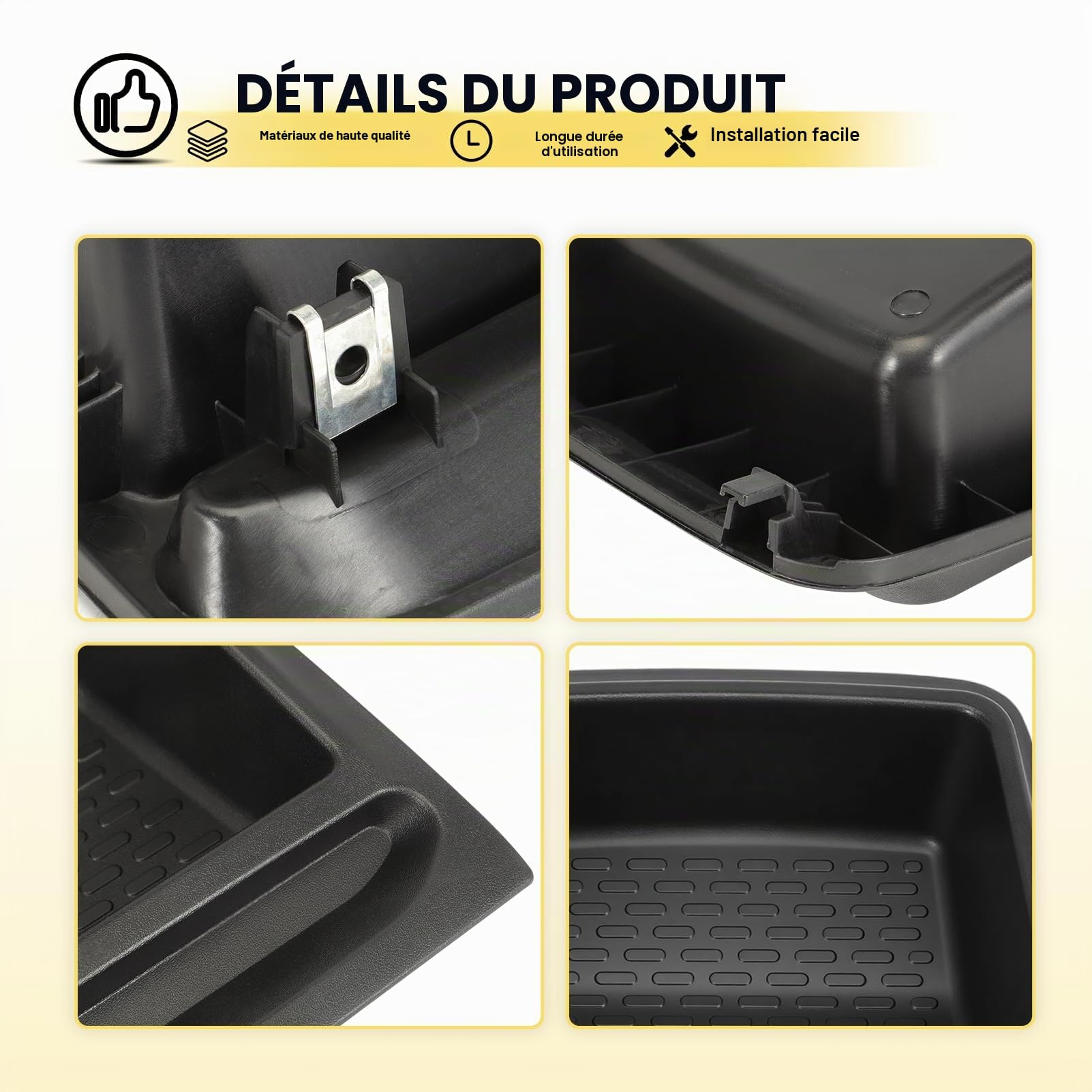 Boîte Rangement Tableau Bord Pour Boxer, Ducato et Relay (2014-2016), 735699812 Boîte à Gants Organisateur Plateau Rangement Voiture