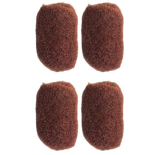 Miniatura 5 de YONNA Apretado afro rizado a granel para rastas, trenzas torcidas de 8 pulgadas en gris-Yaki, 4 unidslote de 4 onzas