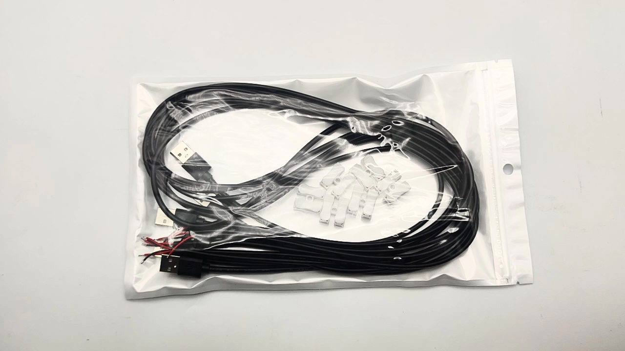 Image of 6Pcs 3.3Ft 22AWG USB 2.0 Male 2Pin Pigtail Cable, 3A 3V 5V 9V 12v 24v USB Type A 2 Core Bare Wire Open End Extension Cable with 6Pcs Quick Wire Cable Connector for DIY Repair Cable