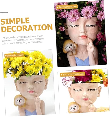 Miniatura 8 de ARTIBETTER 2 piezas de diseño creativo y exquisito de cactus decorativo para interiores plantas de cultivo encantadoras macetas para el hogar jarrón