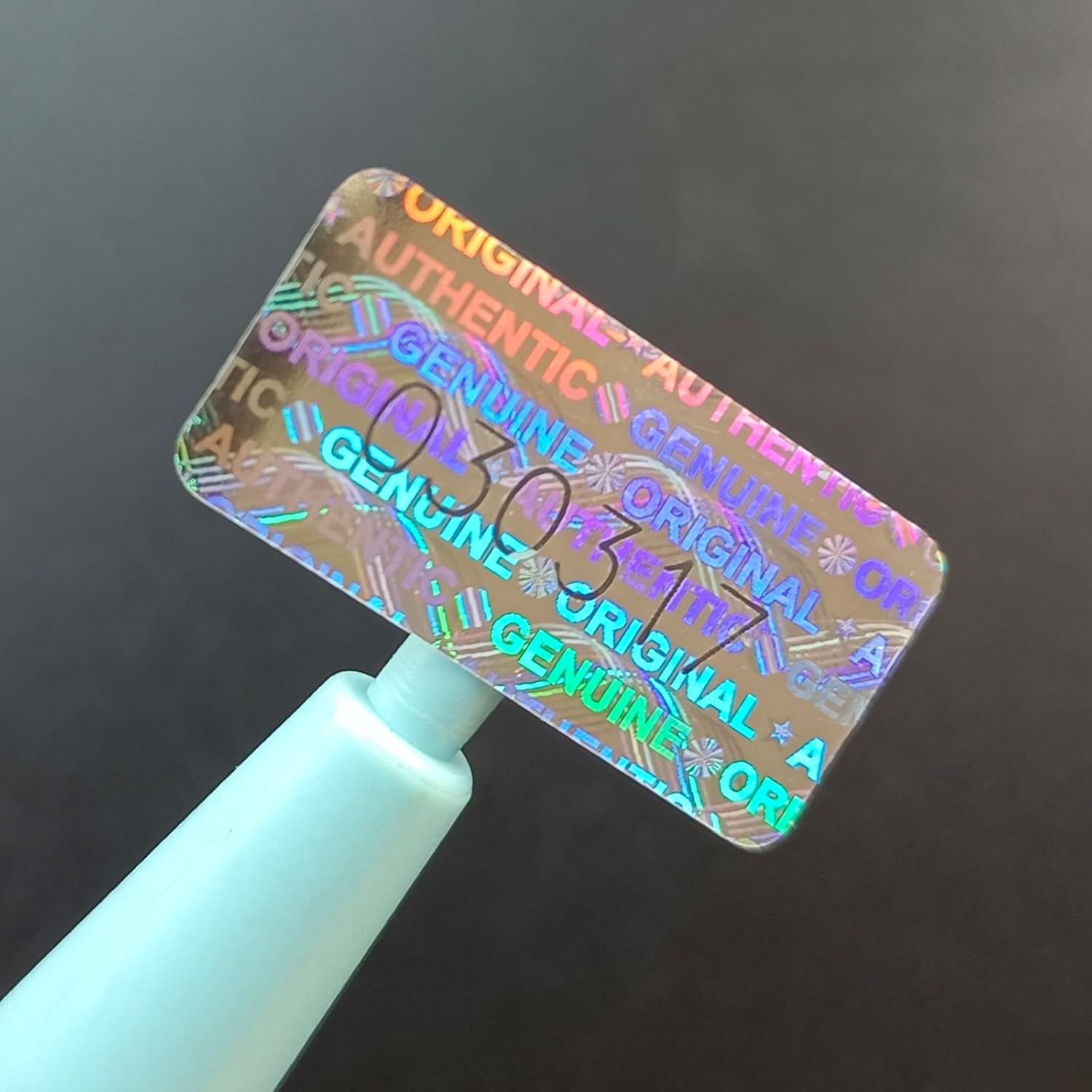 650 Pcs Hologram High Security Tamper Evident Seal Warranty Void Original Genuine Labels/Stickers with Unique Serial NumberTamper Proof Stickers(Silver,0.8x0.4inch)