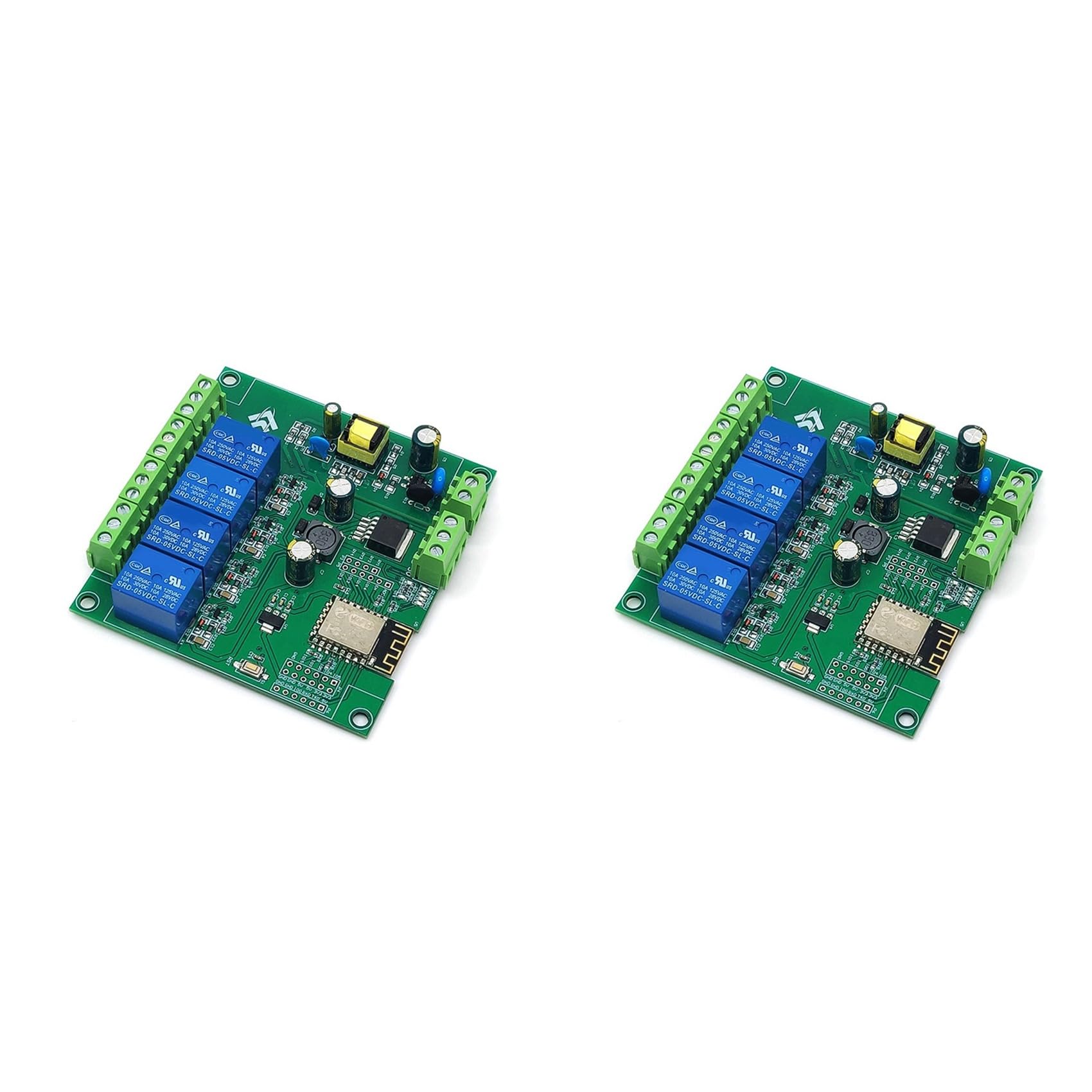 Relé WIFI ESP8266 de 4 canales con placa ESP-12F para control remoto AC90-250V