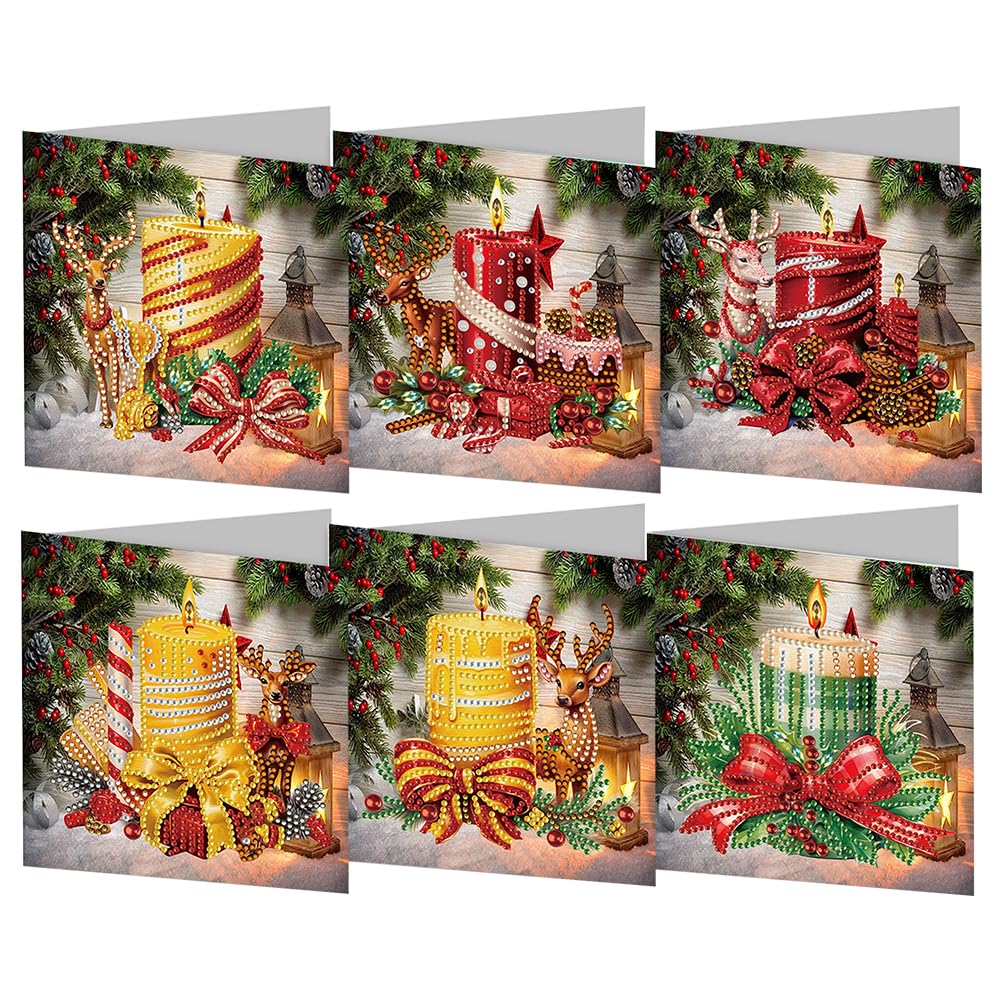 Cuadros Decorativos 8 Uds. Tarjetas De Felicitación Con Pintura De Diamantes DIY, Postales De Mosaico De Agradecimiento Hkdz17 Sywqhk Nuevos Originales
