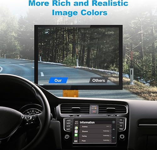 Miniatura 4 de Reemplazo profesional de 8.4 pulgadas Uconnect 4C UAQ LCD Monitor pantalla táctil, navegación por radio, nuevo reemplazo OEM apto para Jeep Dodge