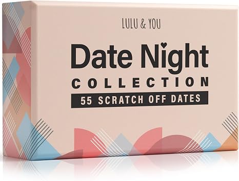 Lulu & You 55 Scratch Off Date Night Ideas for Couples - Unlock Excitement with Our Date Night Cards - Romantic Wedding Gift for Couples & Cool Bridal Shower Gift Idea