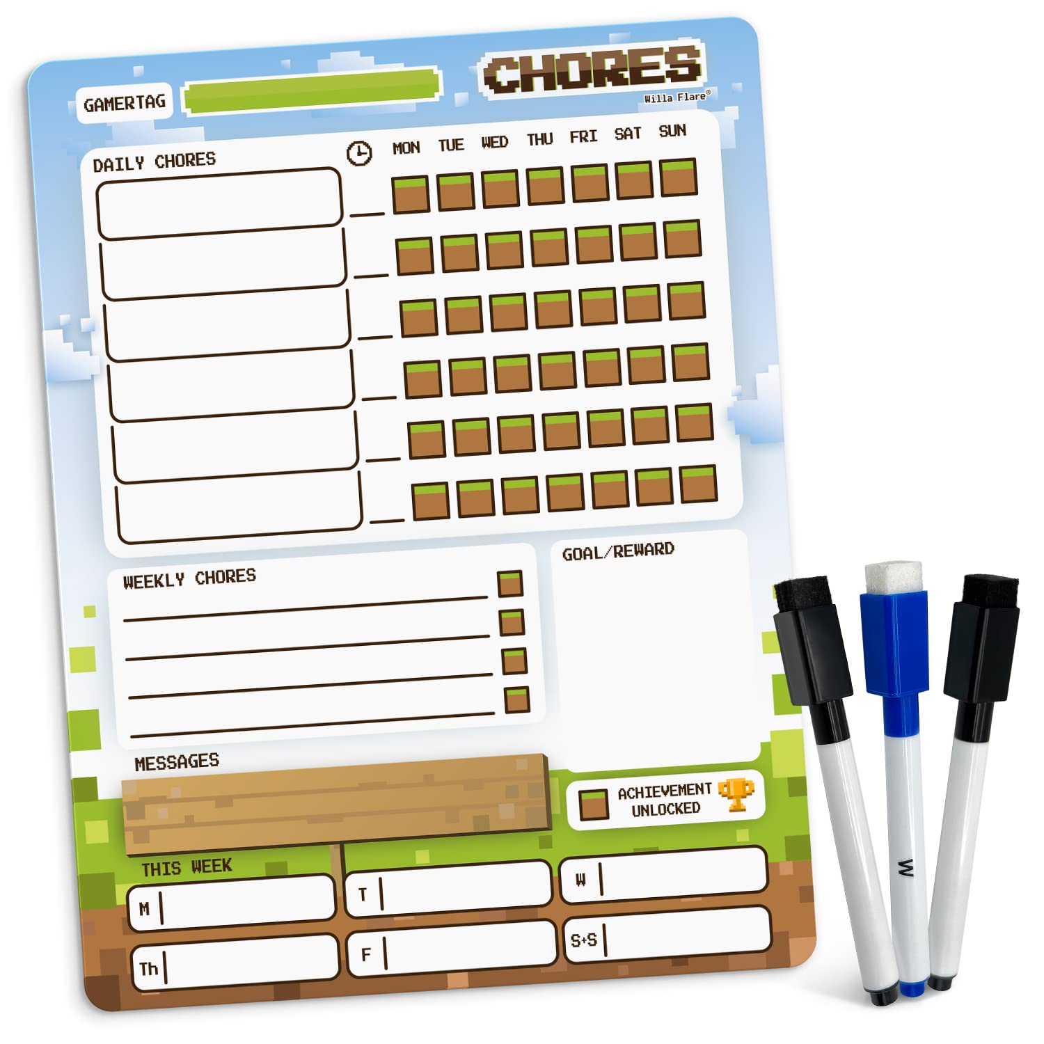 Buy Willa FlareWilla Flare Fridge Chore Chart Chore Chart