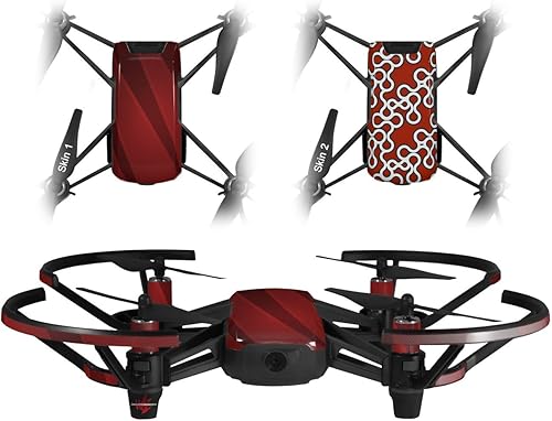 Skin Wrap 2Pack para DJI Ryze Tello Drone vintageid 25rojo Drone No Incluidas