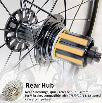 Amazon.co.jp: 20インチ折りたたみ自転車用ホイールセット 406/451