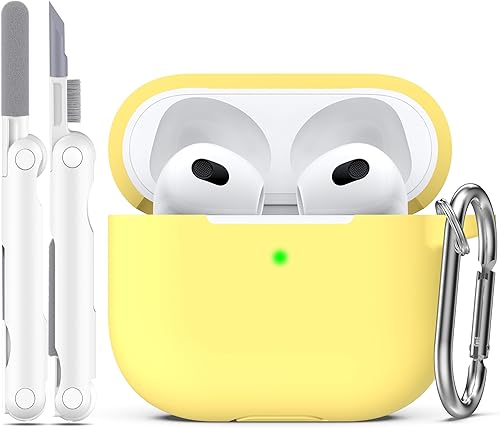 Miniatura 61 de Funda para AirPods con llavero, protección completa, de silicona, accesorios para AirPods, funda para hombres, mujeres y adolescentes, con estuche