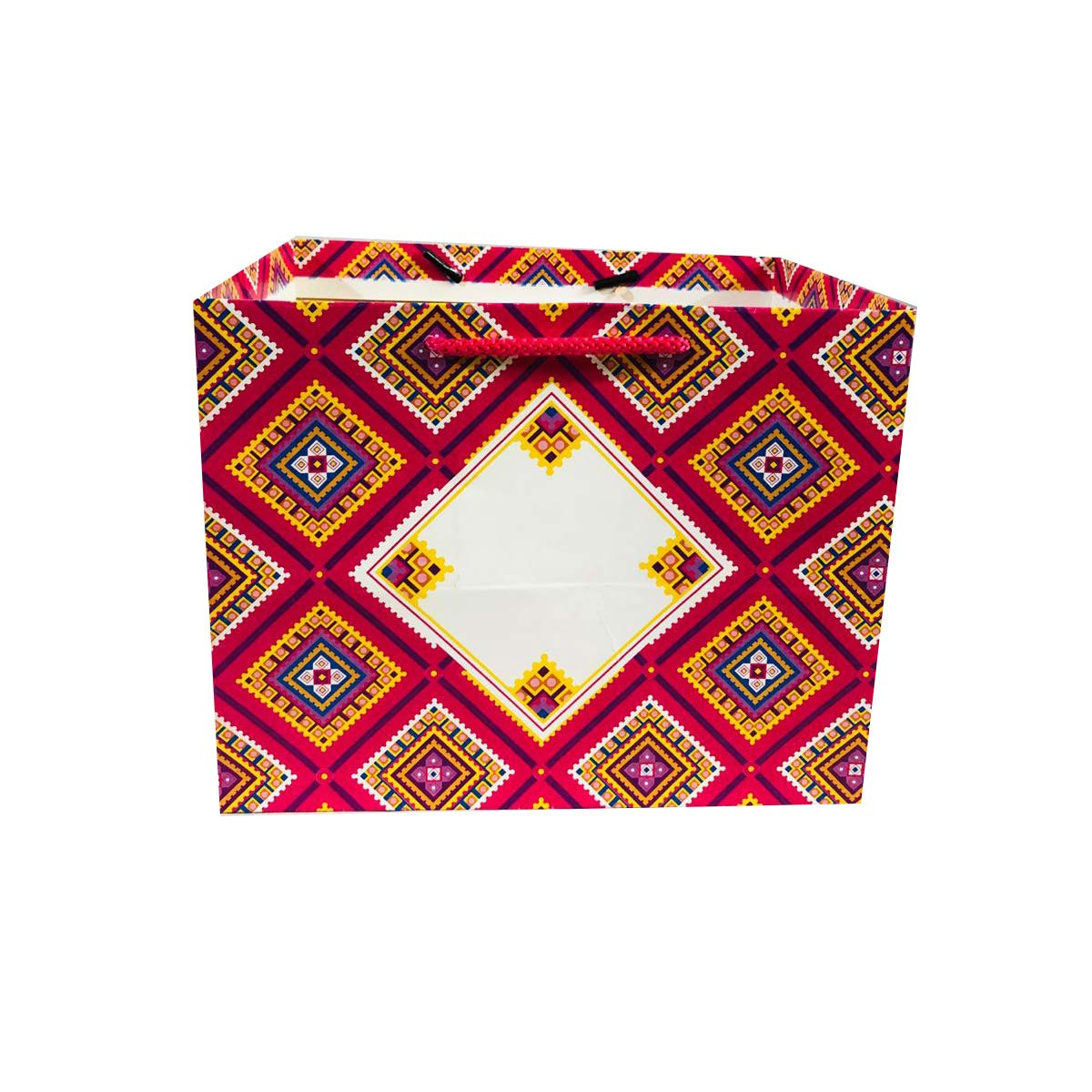 Flute Cubes Presents 1/2 Kg Mithai,Sweets, Chocolate, Chunri Print Gift Paper Bag (Size 9 x 7 x 6.5 Inch) Pack of 10 (B08F9STT9L) Amazon Price History, Amazon Price Tracker