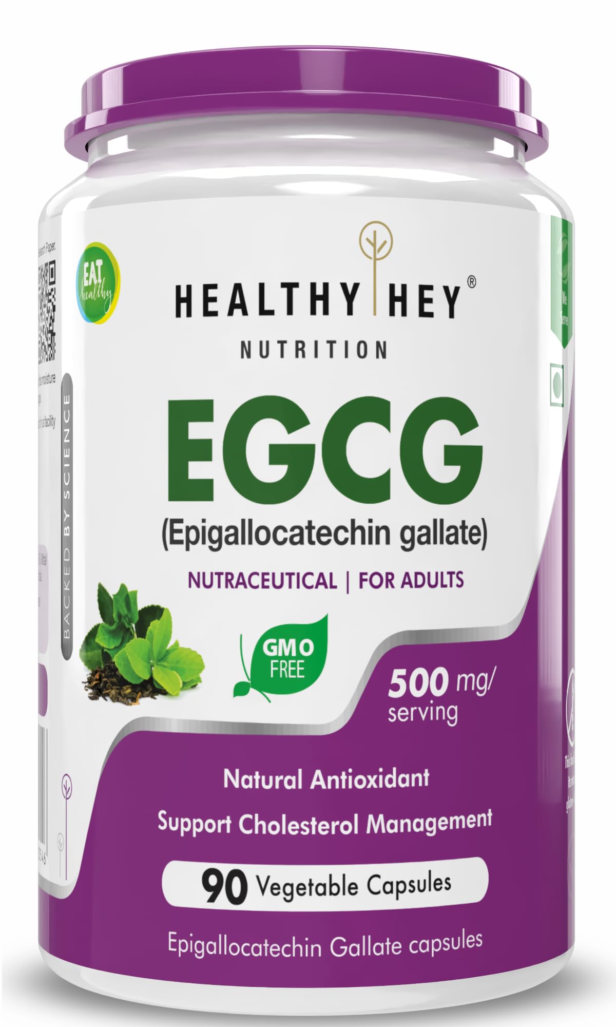 HealthyHey Nutrition EGCG from Green Tea Extract -EGCG - Antioxidant Support - 90 Veg. Capsules (B0861RYK4W) Amazon Price History, Amazon Price Tracker