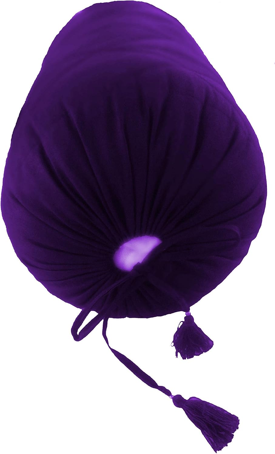 Purple Long Quilted Bolster Pillowcase - Yoga Massage Round Quilted Bolster Cover for Bed Sofa Chair Couch Lounge Cotton 9" Diameter x 42" Long (22 cm Diameter x 107 cm Long) Removable Cover